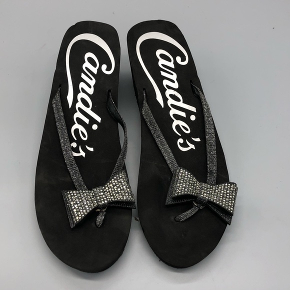 candies flip flops wedge